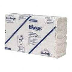 Kleenex - 1 Ply White C-Fold Paper Towels - 10-1/8" Wide - Apex Tool & Supply