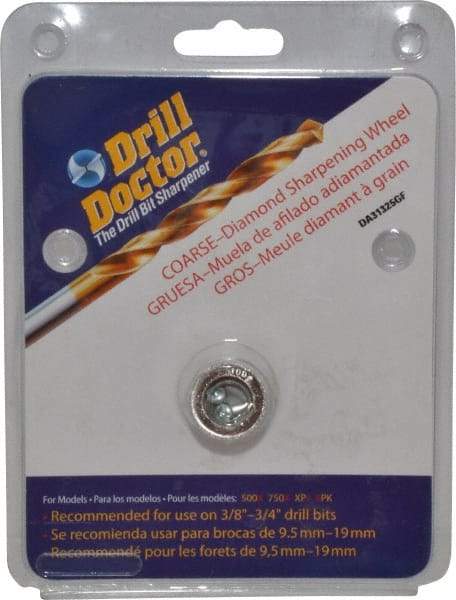 Drill Doctor - 100 Grit, Tool & Cutter Grinding Wheel - Coarse Grade, Diamond - Apex Tool & Supply