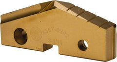 Allied Machine and Engineering - 3-1/16" Diam x 7/16" Thick, Seat Code 6, 144° Included Angle Spade Drill Insert - TiN Coated, High Speed Steel, Series GEN2 T-A - Apex Tool & Supply