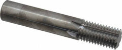 Scientific Cutting Tools - 7/8-12 Thread, 5/8" Shank Diam, Bright Coating, Solid Carbide Straight Flute Thread Mill - 6 Flutes, 3-1/2" OAL, 7/8" Min Noml Diameter - Apex Tool & Supply
