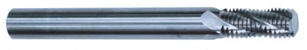 Scientific Cutting Tools - M8x0.75 Metric Fine, 0.236" Cutting Diam, 3 Flute, Solid Carbide Helical Flute Thread Mill - Internal Thread, 0.632" LOC, 2.28" OAL, 6mm Shank Diam - Apex Tool & Supply