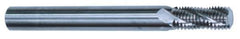 Scientific Cutting Tools - M8x0.75 Metric Fine, 0.236" Cutting Diam, 3 Flute, Solid Carbide Helical Flute Thread Mill - Internal Thread, 0.632" LOC, 2.28" OAL, 6mm Shank Diam - Apex Tool & Supply