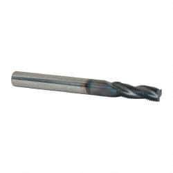 Scientific Cutting Tools - 5/16-40 UNS, 0.235" Cutting Diam, 3 Flute, Solid Carbide Helical Flute Thread Mill - Internal/External Thread, 0.66" LOC, 2-1/2" OAL, 1/4" Shank Diam - Apex Tool & Supply