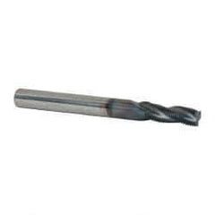Scientific Cutting Tools - 5/16-40 UNS, 0.235" Cutting Diam, 3 Flute, Solid Carbide Helical Flute Thread Mill - Internal/External Thread, 0.66" LOC, 2-1/2" OAL, 1/4" Shank Diam - Apex Tool & Supply
