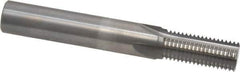 Scientific Cutting Tools - M14x1.50 Thread, 1/2" Shank Diam, Bright Coating, Solid Carbide Straight Flute Thread Mill - 4 Flutes, 3-1/2" OAL, M14 Min Noml Diamter - Apex Tool & Supply