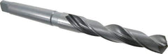 General Chipbreaker - 1", 3MT 118° Point High Speed Steel Taper Shank Drill Bit - Oxide Finish, 6-1/2" Flute Length, 11-1/4" OAL, Chipbreaker Flute - Apex Tool & Supply