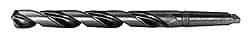 General Chipbreaker - 15/32", 1MT 118° Point High Speed Steel Taper Shank Drill Bit - Oxide Finish, 3-31/32" Flute Length, 7-5/32" OAL, Chipbreaker Flute - Apex Tool & Supply