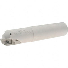 Iscar - 1-1/4" Cut Diam, 1.02" Max Depth of Cut, 1-1/4" Shank Diam, 6.3" OAL, Indexable Ball Nose End Mill - 2.52" Head Length, Straight Shank, BCM Toolholder, BCR... Insert - Apex Tool & Supply