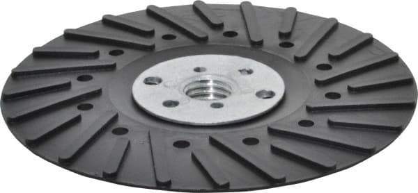 Value Collection - 5" Diam Locking Nut Disc Backing Pad - Hard Density, 20,000 RPM - Apex Tool & Supply