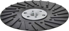 Value Collection - 5" Diam Locking Nut Disc Backing Pad - Hard Density, 20,000 RPM - Apex Tool & Supply