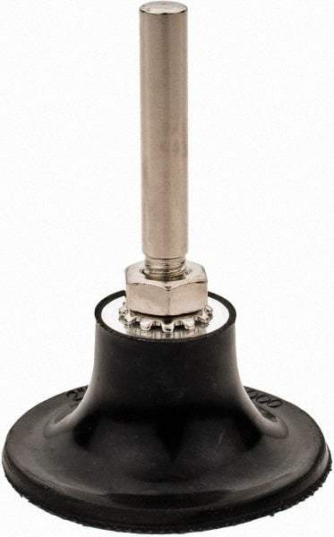 Value Collection - 2" Diam Quick-Change Type R Disc Backing Pad - 1/4" Shank Diam, Medium Density, 30,000 RPM - Apex Tool & Supply