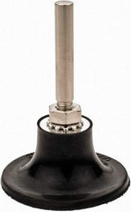 Value Collection - 2" Diam Quick-Change Type R Disc Backing Pad - 1/4" Shank Diam, Medium Density, 30,000 RPM - Apex Tool & Supply