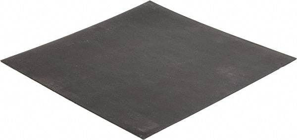 Made in USA - 12" Long, 12" Wide, 1/16" Thick, Buna-N Rubber Foam Sheet - 50 to 60 Durometer, Black, -20 to 180°F, 2,500 psi Tensile Strength, Adhesive Backing, Stock Length - Apex Tool & Supply