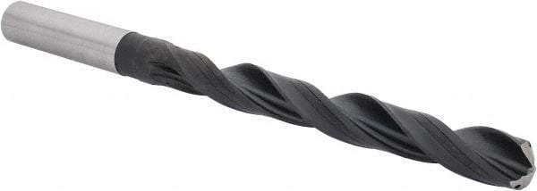 General Chipbreaker - 3/4", 130° Point, High Speed Steel Taper Length Drill Bit - Oxide Finish, 6-17/32" Flute Length, 10" OAL - Apex Tool & Supply