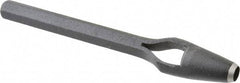 Value Collection - 1/4" Arch Punch - 4-1/2" OAL, Steel - Apex Tool & Supply