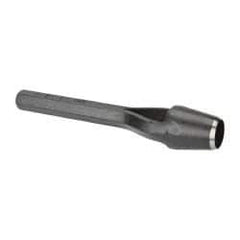 Value Collection - 9/16" Arch Punch - 4-7/8" OAL, Steel - Apex Tool & Supply