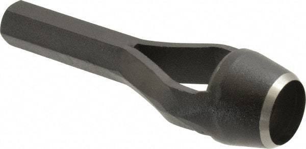 Value Collection - 15/16" Arch Punch - 5-1/16" OAL, Steel - Apex Tool & Supply