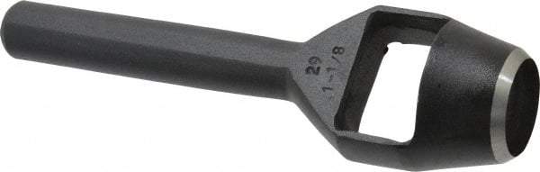 Value Collection - 1-1/8" Arch Punch - 5-7/16" OAL, Steel - Apex Tool & Supply
