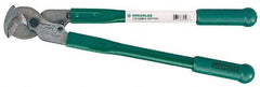 Greenlee - 18" OAL, 350 MCM Capacity, Cable Cutter - Rubber Handle - Apex Tool & Supply
