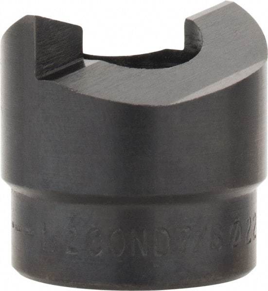 Greenlee - 1/2" Conduit Round Punch - 7/8" Hole Diam - Apex Tool & Supply