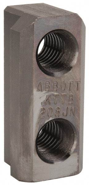 Abbott Workholding Products - Steel Lathe Chuck Jaw Nut - 8" Chuck Diam Compatible, 12mm Screw - Apex Tool & Supply