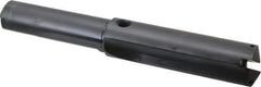 Allied Machine and Engineering - Series 2.5, 1-3/16 to 1-3/8" Diam, 1" Diam Straight Shank, Straight Flute Spade Drill - 3-3/8" Max Depth, 4-41/64" Body Length, 8" OAL, Short Length, Through Coolant - Apex Tool & Supply