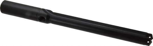 Allied Machine and Engineering - Series 1.5, 55/64 to 15/16" Diam, 1" Diam Straight Shank, Straight Flute Spade Drill - 6-5/8" Max Depth, 8-1/64" Body Length, 10-7/8" OAL, Standard Length, Through Coolant - Apex Tool & Supply