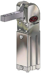 De-Sta-Co - 531 Lb Inner Hold Capacity, Vert Mount, Air Power Hold-Down Toggle Clamp - M5 Port, 90° Bar Opening, 119mm Height Under Bar - Apex Tool & Supply