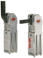 De-Sta-Co - 177 Lb Inner Hold Capacity, Vert Mount, Air Power Hold-Down Toggle Clamp - M5 Port, 90° Bar Opening, 104mm Height Under Bar - Apex Tool & Supply