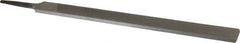 Value Collection - 12" Long, Second Cut, Hand American-Pattern File - Double Cut, 9/32" Overall Thickness, Tang - Apex Tool & Supply
