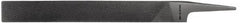 Value Collection - 8" Long, Smooth Cut, Knife American-Pattern File - Double Cut, 3/16" Overall Thickness, Tang - Apex Tool & Supply