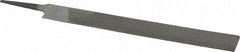 Value Collection - 8" Long, Second Cut, Knife American-Pattern File - Double Cut, 3/16" Overall Thickness, Tang - Apex Tool & Supply