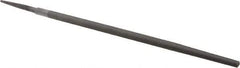 Value Collection - 12" Long, Second Cut, Round American-Pattern File - Double Cut, Tang - Apex Tool & Supply