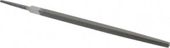 Value Collection - 10" Long, Bastard Cut, Square American-Pattern File - Double Cut, 3/8" Overall Thickness, Tang - Apex Tool & Supply