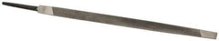 Value Collection - 10" Long, Bastard Cut, Taper American-Pattern File - Single Cut, Tang - Apex Tool & Supply