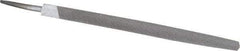 Value Collection - 8" Long, Bastard Cut, Triangle American-Pattern File - Double Cut, Tang - Apex Tool & Supply