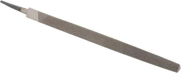 Value Collection - 10" Long, Bastard Cut, Triangle American-Pattern File - Double Cut, Tang - Apex Tool & Supply