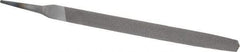 Value Collection - 8" Long, Second Cut, Triangle American-Pattern File - Double Cut, Tang - Apex Tool & Supply