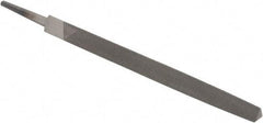 Value Collection - 6" Long, Smooth Cut, Triangle American-Pattern File - Double Cut, Tang - Apex Tool & Supply