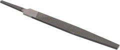 Value Collection - 4" Long, Smooth Cut, Warding American-Pattern File - Double Cut, 3/64" Overall Thickness, Tang - Apex Tool & Supply