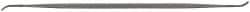 Grobet - 6" Riffler Precision Swiss Pattern File - Die Sinker's Handle - Apex Tool & Supply