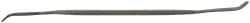 Grobet - 6" Riffler Precision Swiss Pattern File - Die Sinker's Handle - Apex Tool & Supply