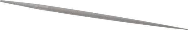 Grobet - 8" Standard Precision Swiss Pattern Round File - Double Cut, 5/16" Width Diam, With Tang - Apex Tool & Supply