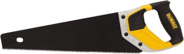 DeWALT - 15" Steel Blade Handsaw - Aluminum, ABS, TPR Handle, Cushion Grip, 20" OAL - Apex Tool & Supply