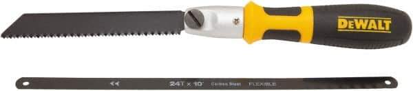 DeWALT - 12" Steel Blade Multi-Saw - ABS, TPR Handle, Cushion Grip, 14-19/64" OAL - Apex Tool & Supply
