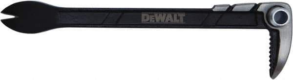 DeWALT - 10" OAL Double End Claw Bar - 1/2" Wide, Steel - Apex Tool & Supply