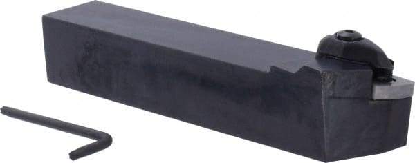 Seco - DWLN, Right Hand Cut, 95° Lead Angle, 1" Shank Height x 1" Shank Width, Negative Rake Indexable Turning Toolholder - 6" OAL, WNMG 432 Insert Compatibility, Series Dual Clamp - Apex Tool & Supply