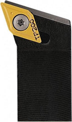 Seco - SDHC, Right Hand Cut, 107.5° Lead Angle, 25mm Shank Height x 25mm Shank Width, Neutral Rake Indexable Turning Toolholder - 150mm OAL, DC..11T3.. Insert Compatibility, Series Screw Lock - Apex Tool & Supply