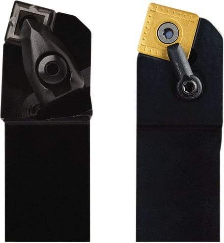 Seco - DSBN, Left Hand Cut, 75° Lead Angle, 32mm Shank Height x 32mm Shank Width, Negative Rake Indexable Turning Toolholder - 170mm OAL, SNM..1506.. Insert Compatibility, Series Dual Clamp - Apex Tool & Supply