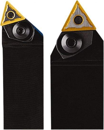 Seco - PTNN, Right Hand Cut, 63° Lead Angle, 50mm Shank Height x 32mm Shank Width, Negative Rake Indexable Turning Toolholder - 150mm OAL, TNM..2204.. Insert Compatibility, Series Pin & Wedge - Apex Tool & Supply